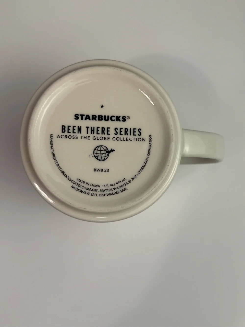 Starbucks Florida Sunshine State Ceramic Mug with Pink Interior